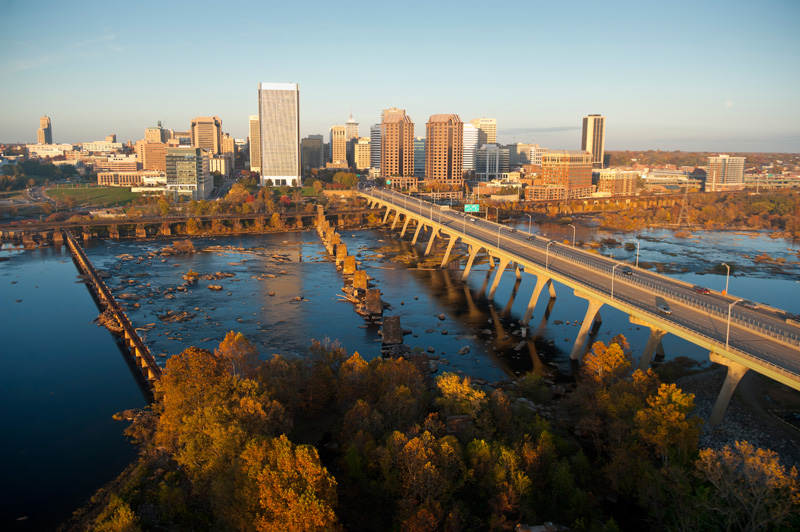 City of Richmond and the James River